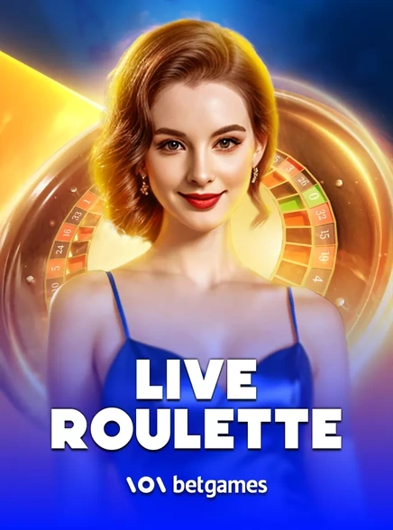 ภาพปกโต๊ะ Live Roulette จากค่าย betgames